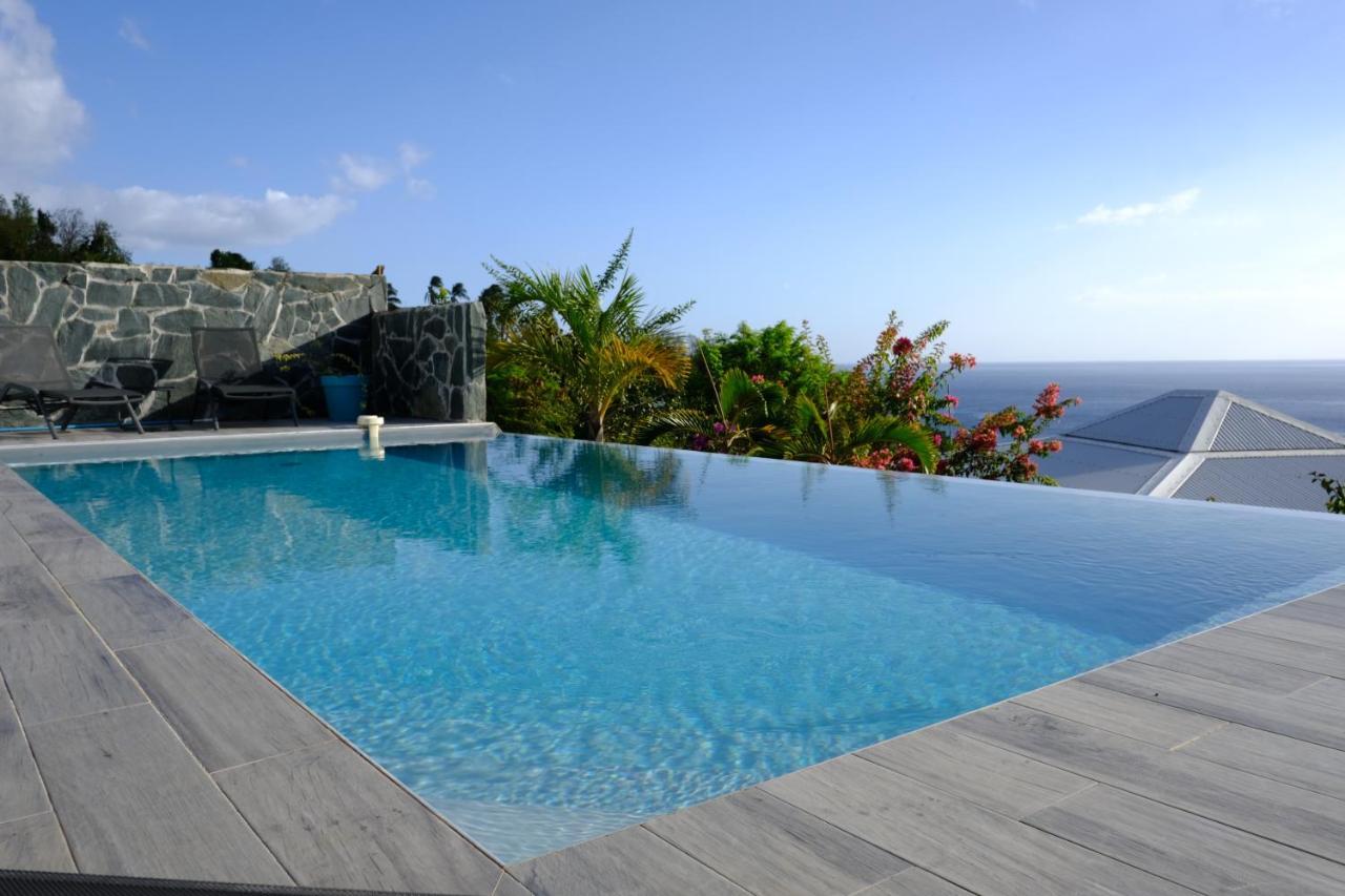 Sunset Palm - Villa Creole Avec Piscine Face Au Coucher De Soleil Et A La Reserve Cousteau ブイヤント エクステリア 写真