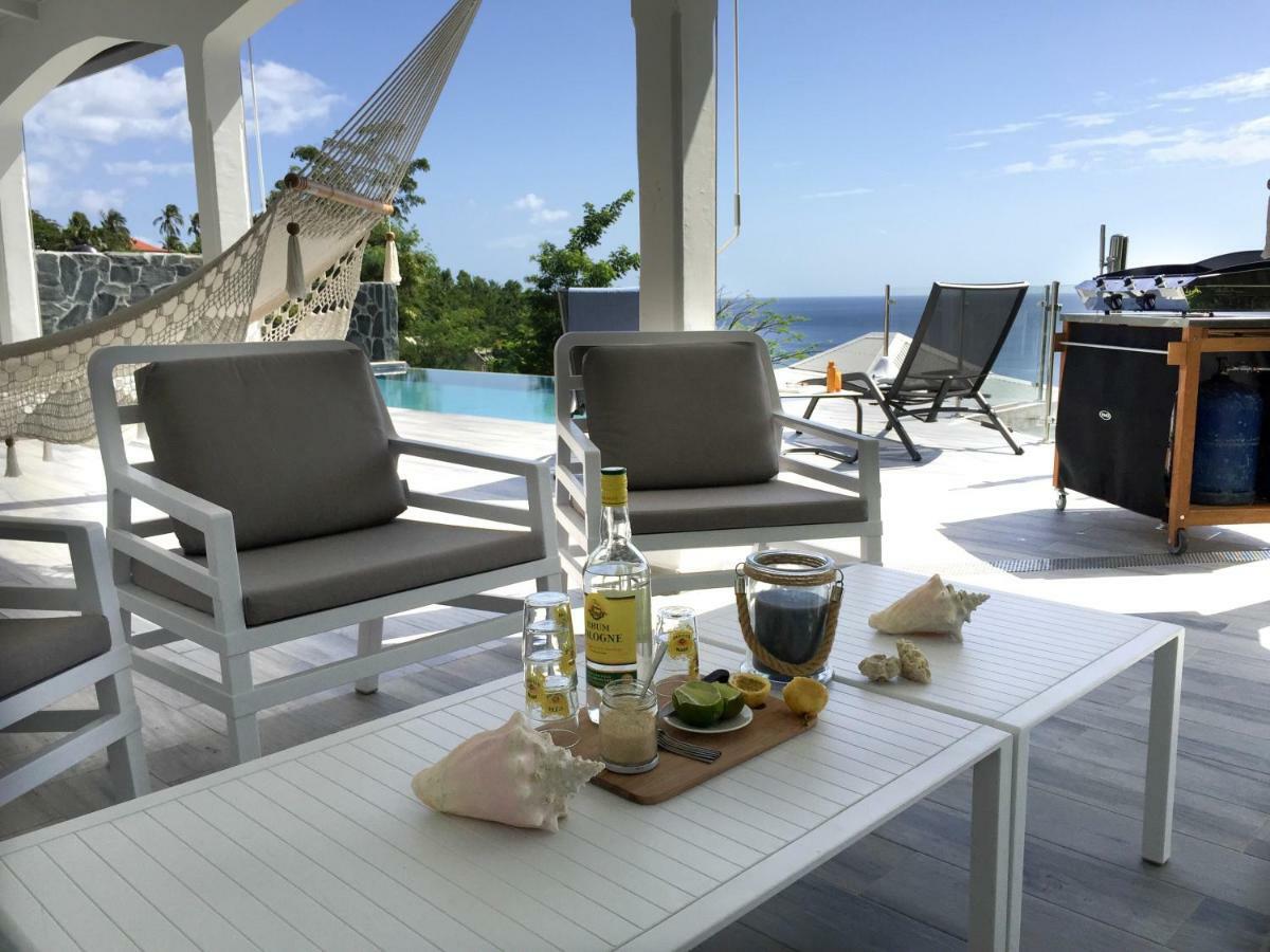 Sunset Palm - Villa Creole Avec Piscine Face Au Coucher De Soleil Et A La Reserve Cousteau ブイヤント エクステリア 写真