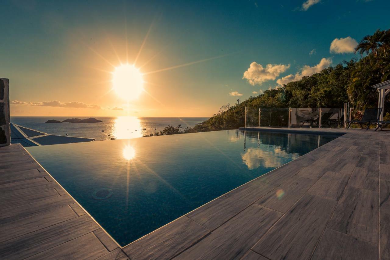Sunset Palm - Villa Creole Avec Piscine Face Au Coucher De Soleil Et A La Reserve Cousteau ブイヤント エクステリア 写真